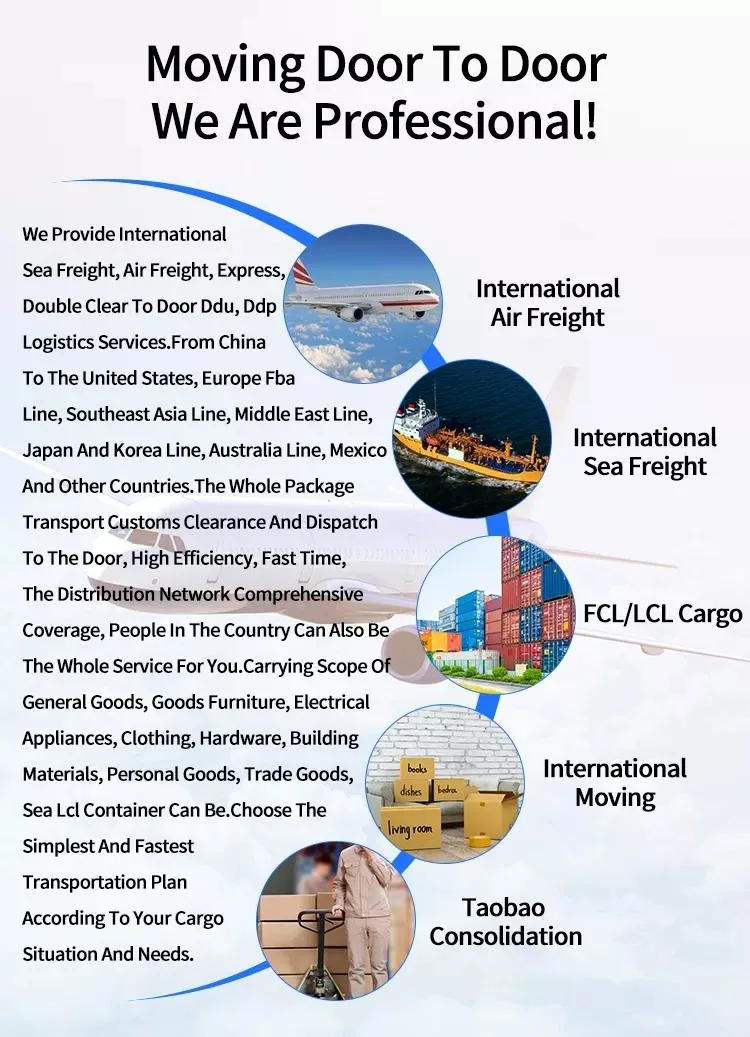 Air Sea Fast Shipping From China to USA United States LCL Shipping Agent Freight Forwarder